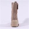 Wonders Toronto Laced Strap Wedge Boot - Camel Suede